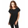 Urban Classics - Extended Shoulder Dames Tshirt - Zwart Product image